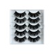 Free Shipping Natural Look Magnetic False Eyelashes With Eyeliner And Applicator 5 Pair Eyelashes Kit Ds29