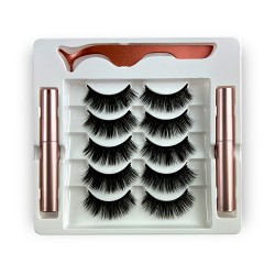 Natural Look Magnetic False Eyelashes With Eyeliner And Applicator 5 Pair Eyelashes Kit Ds64 Natural Look Magnetic False Eyelashes With Eyeliner And Applicator 5 Pair Eyelashes Kit Ds64