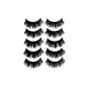 Free Shipping Natural Look Magnetic False Eyelashes With Eyeliner And Applicator 5 Pair Eyelashes Kit Ds64