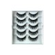 Free Shipping Natural Look Magnetic False Eyelashes With Eyeliner And Applicator 5 Pair Eyelashes Kit Ds70