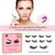 Free Shipping Natural Look Magnetic False Eyelashes With Eyeliner And Applicator 5 Pair Eyelashes Kit MIX4