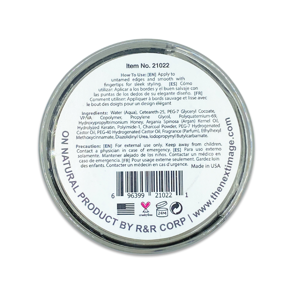 On Natural Edge Control 3 Day Hold Charcoal And Honey Extreme Hold Edge Control No Flakes Guaranteed 1 Oz