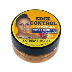 On Natural Edge Control 3 Day Hold Mango Butter And Pomegranate Extreme Hold Edge Control No Flakes Guaranteed 1 Oz