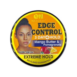 On Natural Edge Control 3 Day Hold Mango Butter And Pomegranate Extreme Hold Edge Control No Flakes Guaranteed 1 Oz On Natural Edge Control 3 Day Hold Mango Butter And Pomegranate Extreme Hold Edge Control No Flakes Guaranteed 1 Oz
