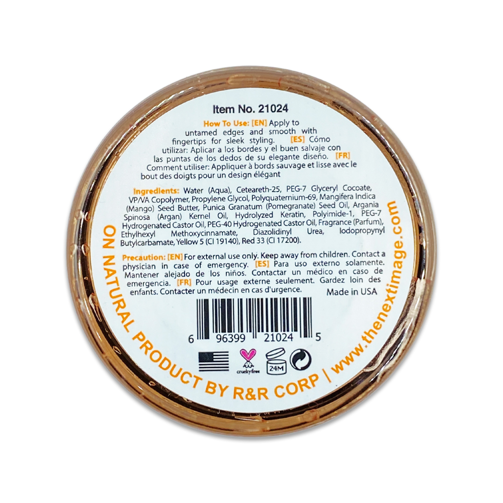 On Natural Edge Control 3 Day Hold Mango Butter And Pomegranate Extreme Hold Edge Control No Flakes Guaranteed 1 Oz