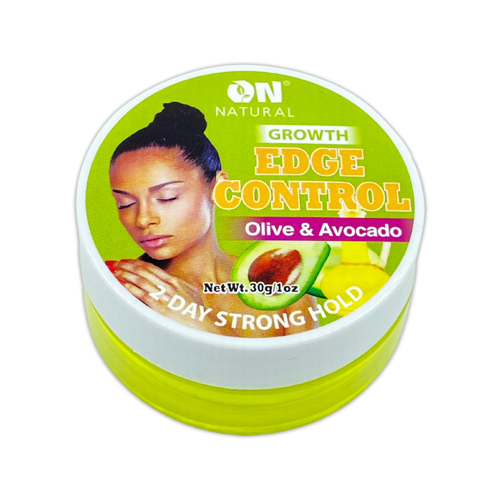 On Natural Edge Control 3 Day Hold Olive And Avocado Extreme Hold Edge Control No Flakes Guaranteed 1 Oz