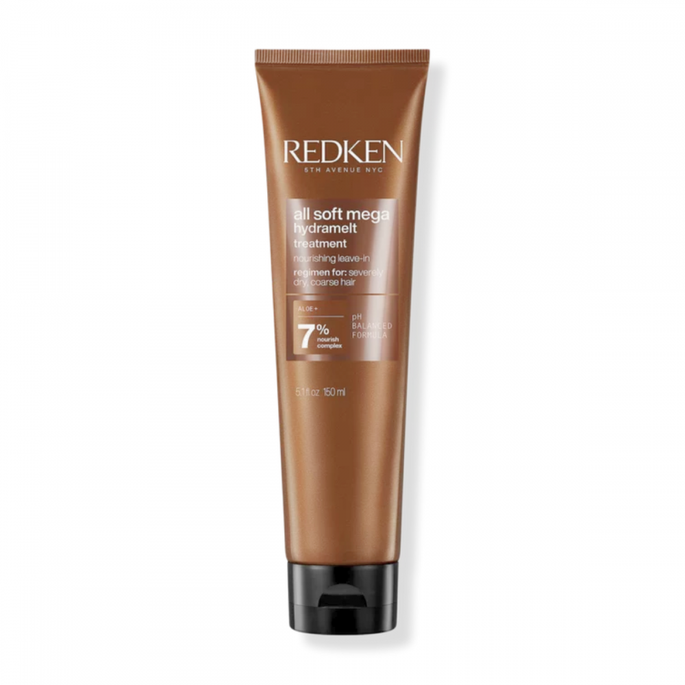 Free Shipping Redken All Soft Mega Hydramelt Leave-in Treatment Aloe+ 7% Nourish Complex - 5.1 oz / 150 ml