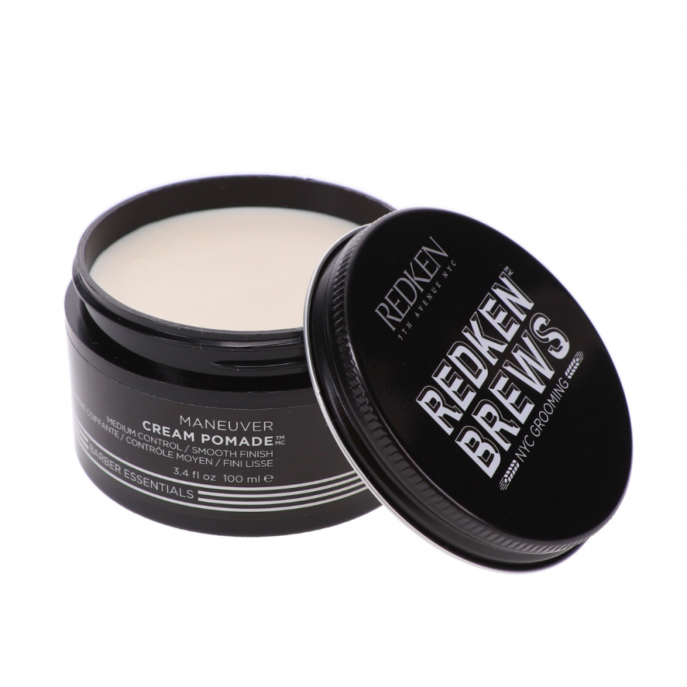 Free Shipping Redken Brews Maneuver Cream Pomade Medium Control for Men - 3.4 oz