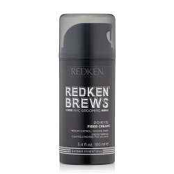 Redken Brews Dishevel Fiber Cream Medium Control For Men - 3.4 Fl. Oz