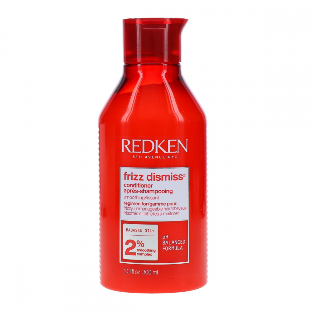 Free Shipping Redken Frizz Dismiss Conditioner Babassu Oil+ 2% Smoothing Complex - 10.1 oz / 300 ml