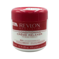 Revlon Realistic Conditioning Creme Relaxer No Base Formula Mild For Color Treated 16.76 OZ 