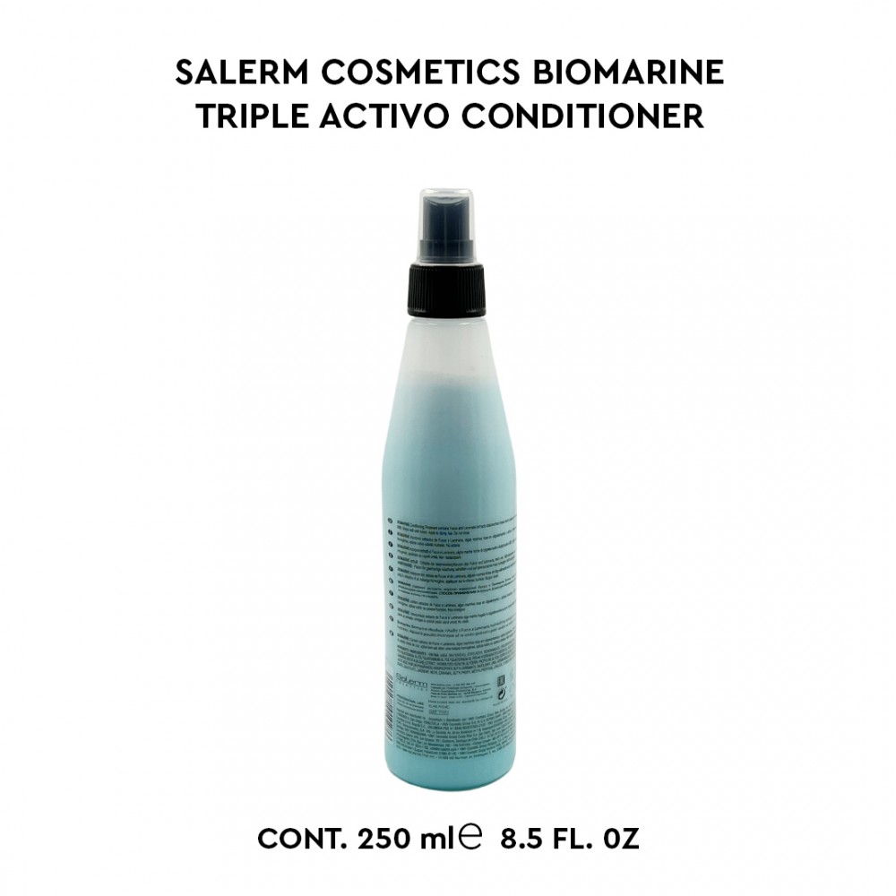 Free Shipping Salerm Cosmetics Biomarine Tratamiento Acondicionador Triple Activo Conditioner - 8.5 oz