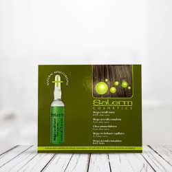 Salerm Cosmetics Mega Conditioner For Nature Moisturizing Treatment - 12 Vials Of 0.17 Oz Salerm Cosmetics Mega Conditioner For Nature Moisturizing Treatment - 12 Vials Of 0.17 Oz