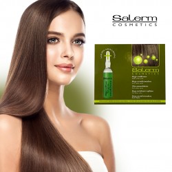 Salerm Cosmetics Mega Conditioner For Nature Moisturizing Treatment - 12 Vials Of 0.17 Oz