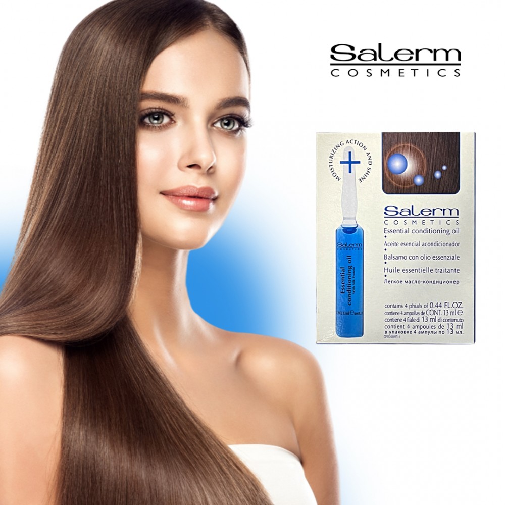 Free Shipping Salerm Essential Conditioning Oil - 4 vials of 0.44 oz