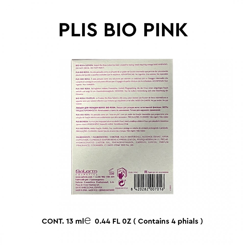 Free Shipping Salerm Bio Rosa Lotion - 4 vials of 0.44 oz