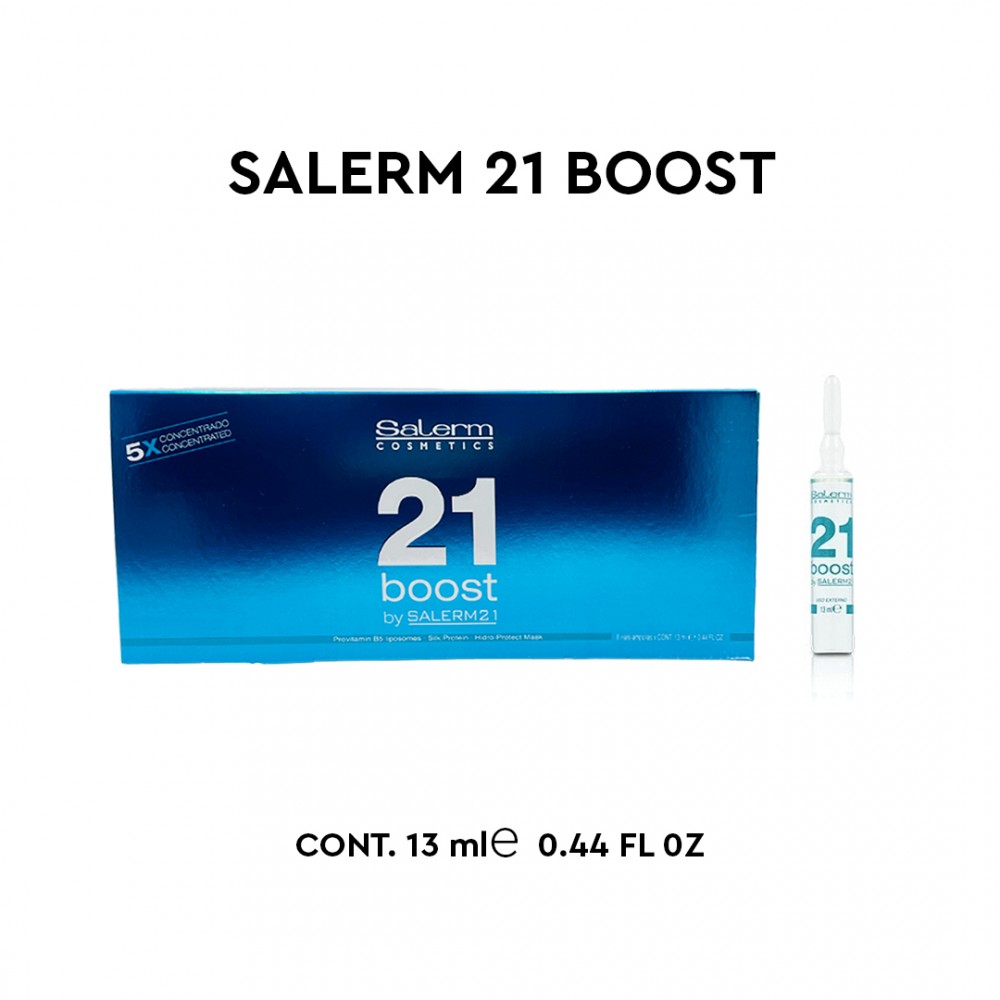 Free Shipping Salerm 21 Boost Hair Mask - 8 vials of 0.44 oz