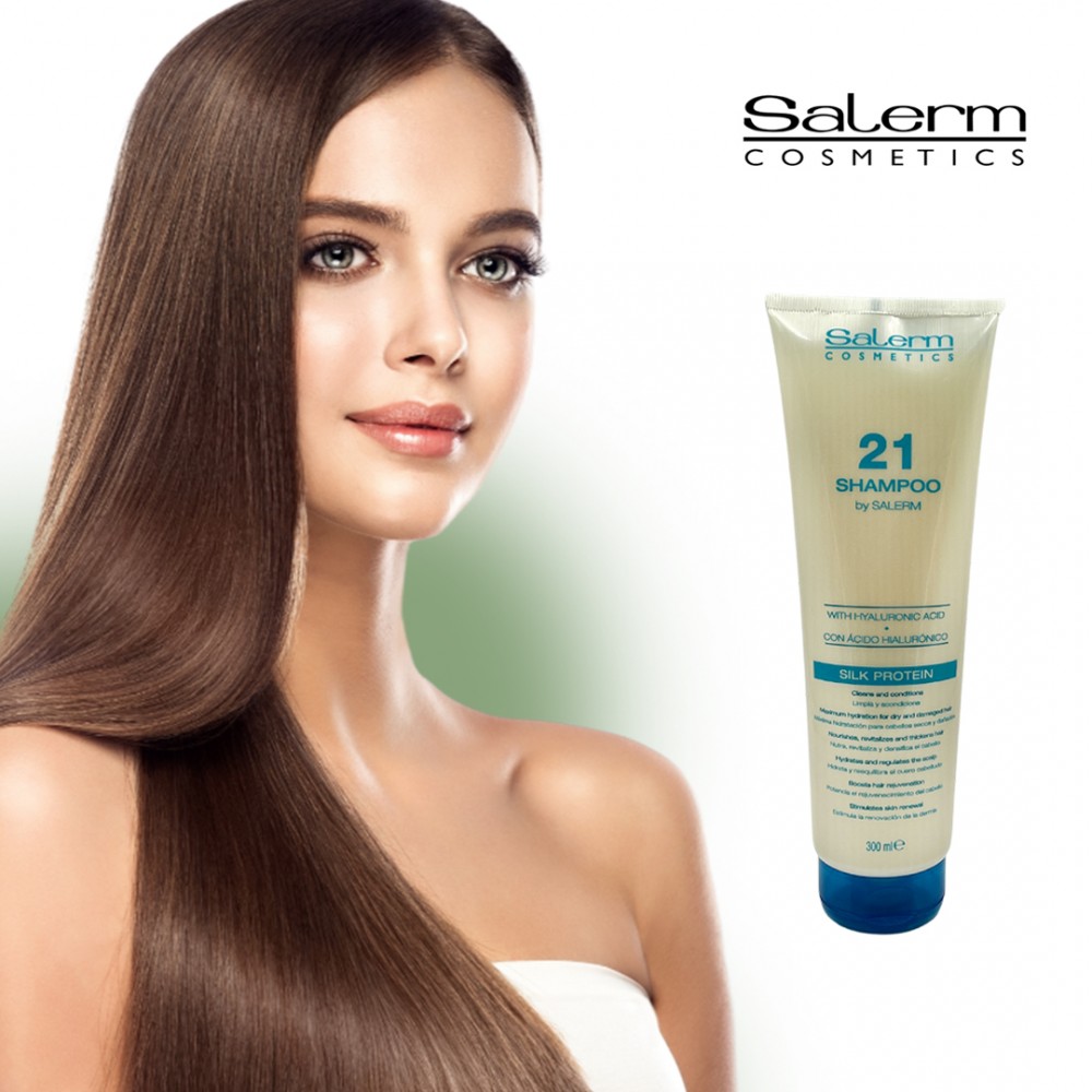 Free Shipping Salerm 21 Silk Protein Shampoo with Hyaluronic Acid - 10.14 oz
