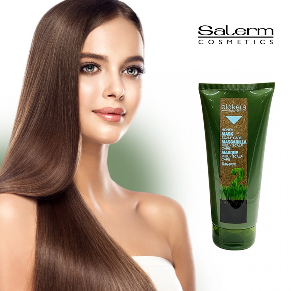 Free Shipping Salerm Biokera Natura Honey Mask Scalp Care - 6.8 oz