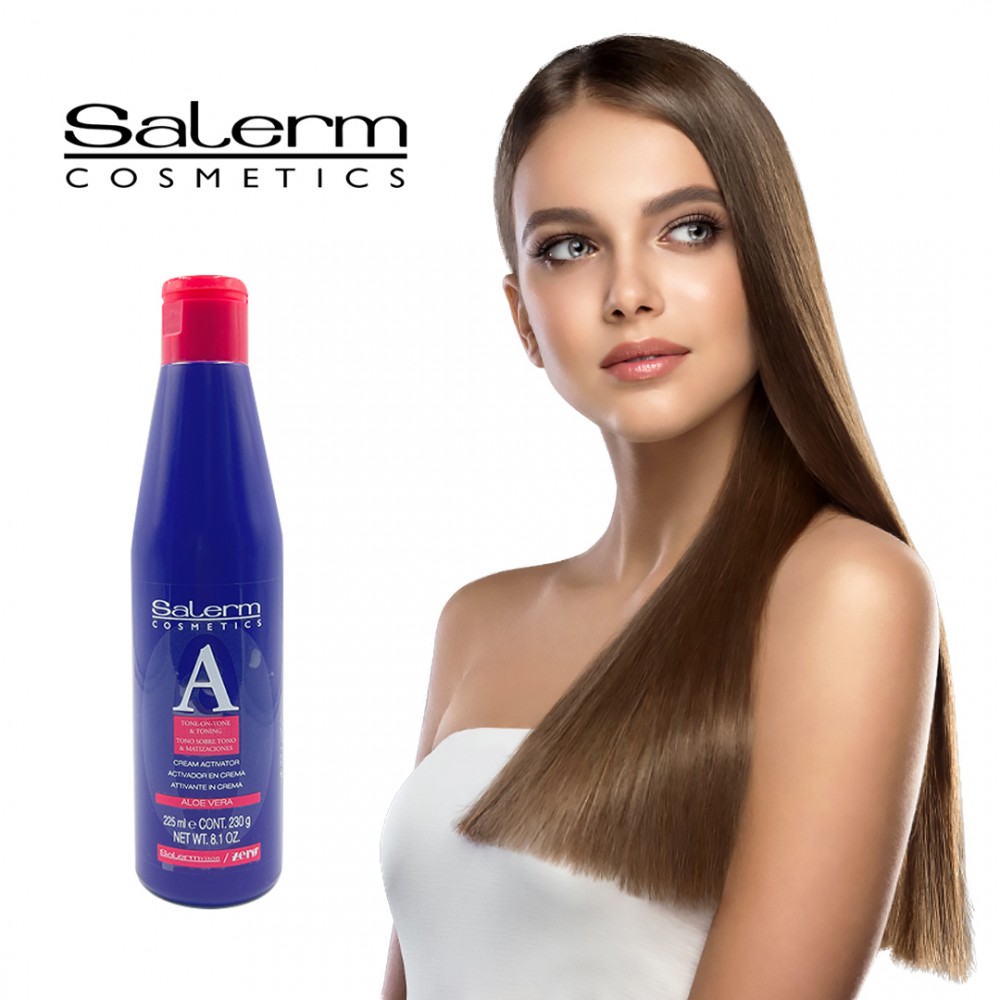 Free Shipping Salerm Color Zero Semi-Permanent Coloring Cream with Cream Activator 8.1 oz