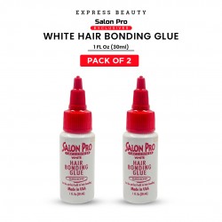 Ebo Salon Pro Exclusives White Super Bonding Glue Hair Bonding Extension Glue - 1 Fl. Oz. (2 Pack)
