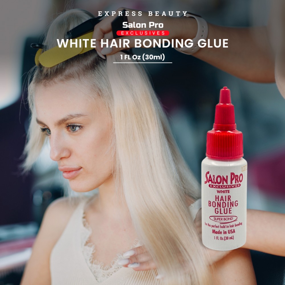 Free Shipping Ebo Salon Pro Exclusives White Super Bonding Glue Hair Bonding Extension Glue - 1 fl. oz.