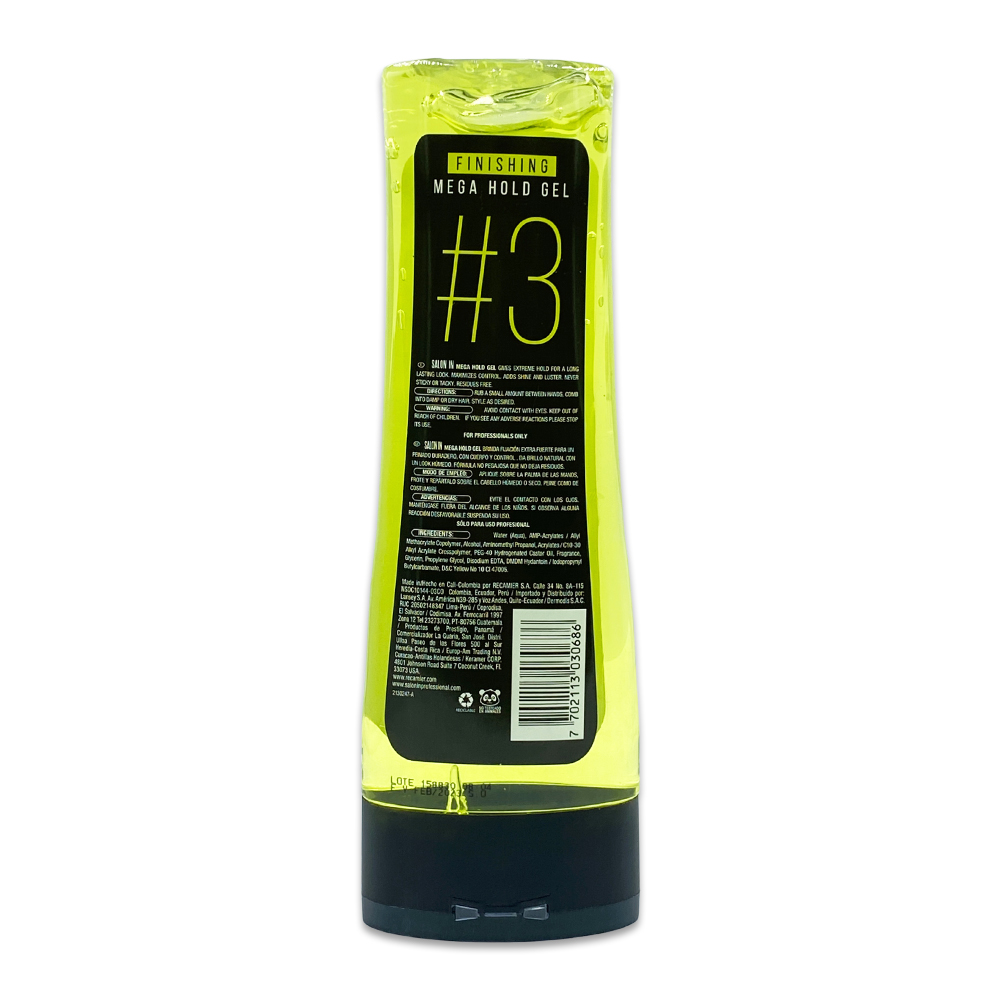 Recamier Salon In Finishing Mega Hold Gel #3 14.1 Oz