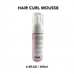 Seamless Hold Hair Curl Mousse Natural Hair No Flaking, Shining And Moisturizing - 200mL/6.8 Fl.oz Seamless Hold Hair Curl Mousse Natural Hair No Flaking, Shining And Moisturizing - 200mL/6.8 Fl.oz