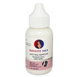 Seamless Hold Lace Front Wig Adhesive Wig Glue Toupee Adhesive  Maximum Hold 1.3 Oz