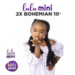 Sensationnel Lulu Mini Crochet Braid 2X Bohemian 10" Inch ( 3 Pack ) Sensationnel Lulu Mini Crochet Braid 2X Bohemian 10" Inch ( 3 Pack )