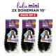 Free Shipping Sensationnel Lulu Mini Crochet Braid 2X Bohemian 10" Inch ( 3 Pack )