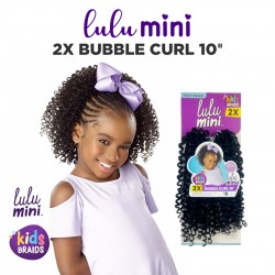 Sensationnel Lulu Mini Crochet Braid 2X Bubble Curl 10" Inch