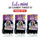 Free Shipping Sensationnel Lulu Mini Crochet Braid 2X Candy Twist 8" Inch ( 3 Pack )