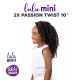 Free Shipping Sensationnel Lulu Mini Crochet Braid 2X Passion Twist 10" Inch ( 3 Pack )