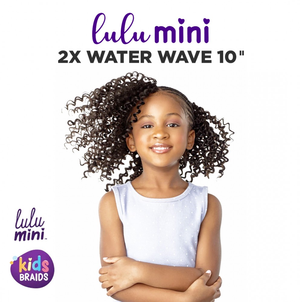 Free Shipping Sensationnel Lulu Mini Crochet Braid 2X Water Wave 10" Inch ( 3 Pack )