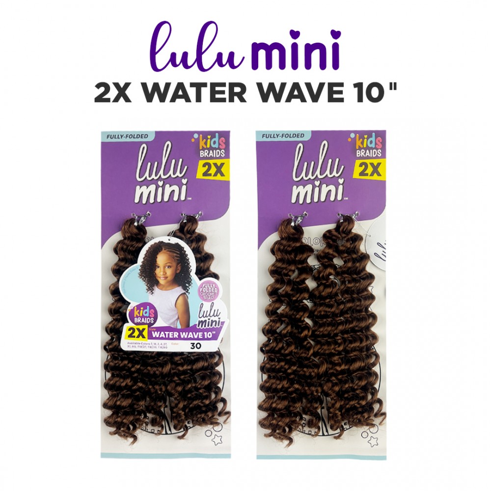 Free Shipping Sensationnel Lulu Mini Crochet Braid 2X Water Wave 10" Inch ( 3 Pack )