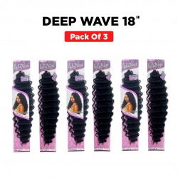 Sensationnel Lulutress Crochet Braid Deep Wave 18" Inch ( 3 Pack )