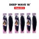 Free Shipping Sensationnel Lulutress Crochet Braid Deep Wave 18" Inch ( 3 Pack )