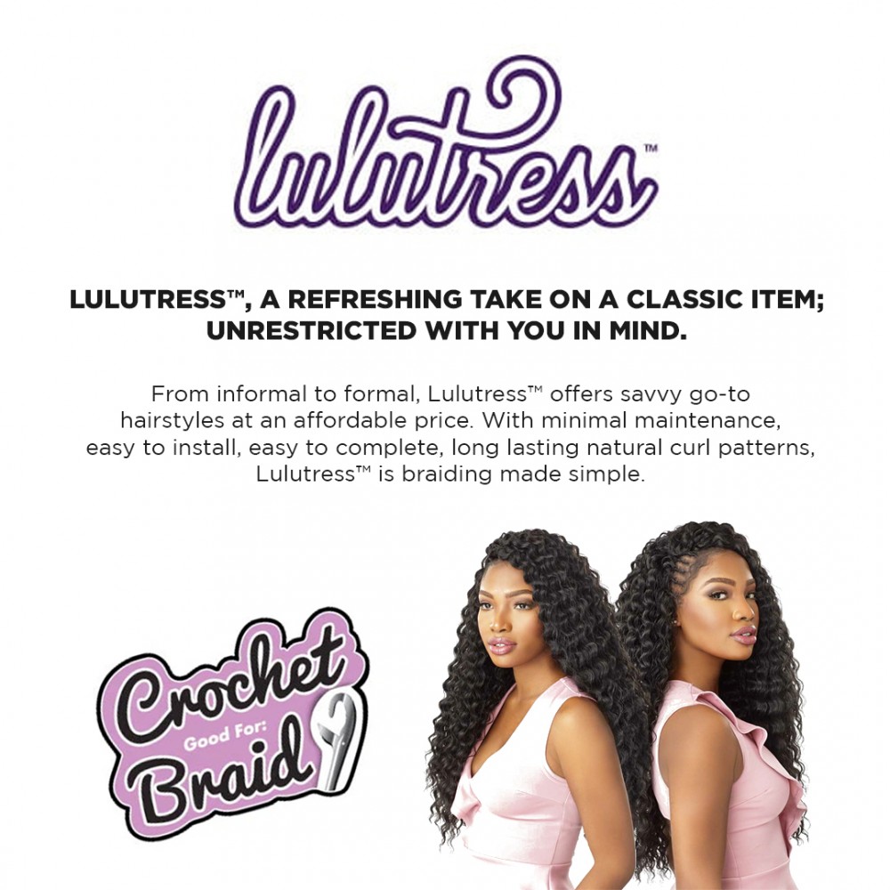 Sensationnel Lulutress Crochet Braid Deep Twist 18" Inch