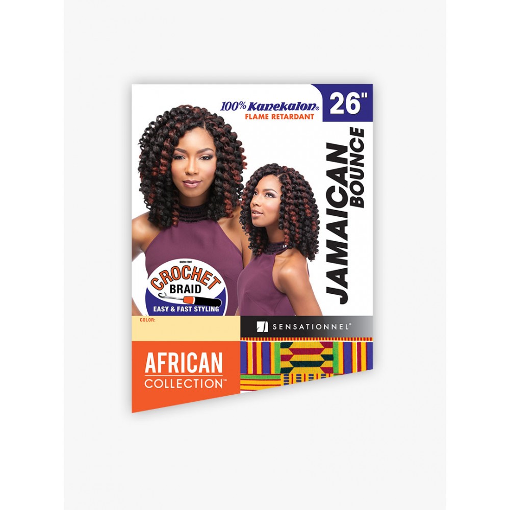 Sensationnel Synthetic Hair Crochet Braid Loop 3x jamaican bounce 26”