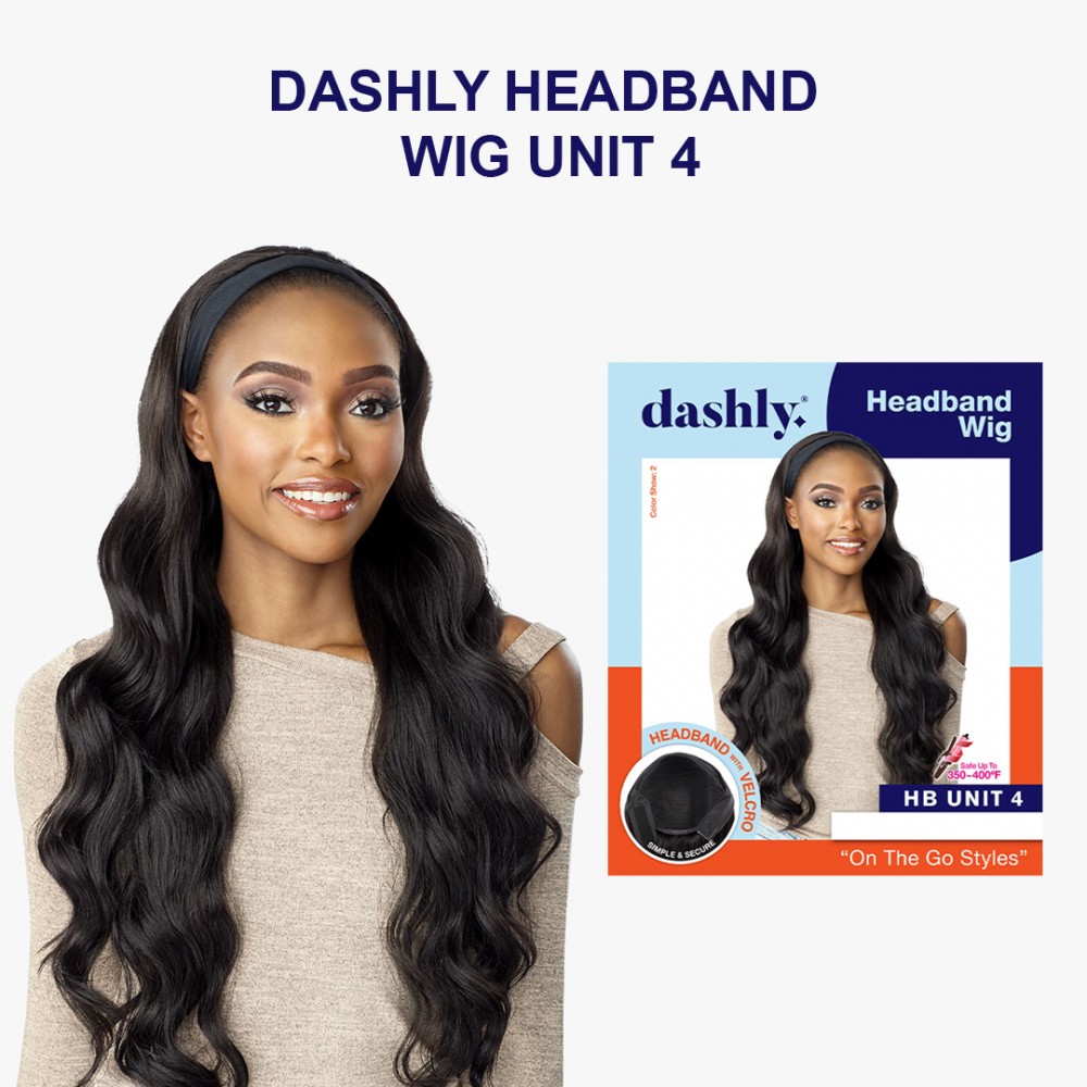Free Shipping Ebo Dashly Synthetic Headband Wig Hb Unit 4 Loose Wave 26 ” Inch