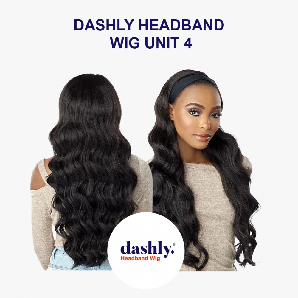 Free Shipping Ebo Dashly Synthetic Headband Wig Hb Unit 4 Loose Wave 26 ” Inch