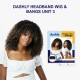 Free Shipping Ebo Dashly Synthetic Headband Wig With Bangs Hb Unit 3 Kinky Curly 18” Inch