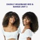 Free Shipping Ebo Dashly Synthetic Headband Wig With Bangs Hb Unit 3 Kinky Curly 18” Inch