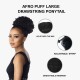 Free Shipping Ebo Instant Pony Synthetic Heat Resistant Draw String Ponytail Afro Puff Large