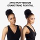 Free Shipping Ebo Instant Pony Synthetic Heat Resistant Draw String Ponytail Afro Puff Medium
