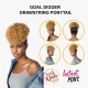 Free Shipping Ebo Instant Pony Synthetic Heat Resistant Draw String Ponytail Goal Digger Pineapple Wave 8” Inch