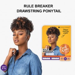 Ebo Instant Pony Synthetic Heat Resistant Draw String Ponytail Rule Breaker Gogo Curl 6" Inch