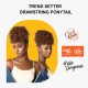 Free Shipping Ebo Instant Pony Synthetic Heat Resistant Draw String Ponytail Trend Setter Spring Twist 6" Inch