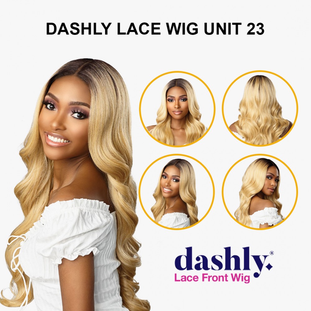 Free Shipping Ebo Synthetic Lace Front Wig Deep Part Body Wave Unit 23 27” Inch